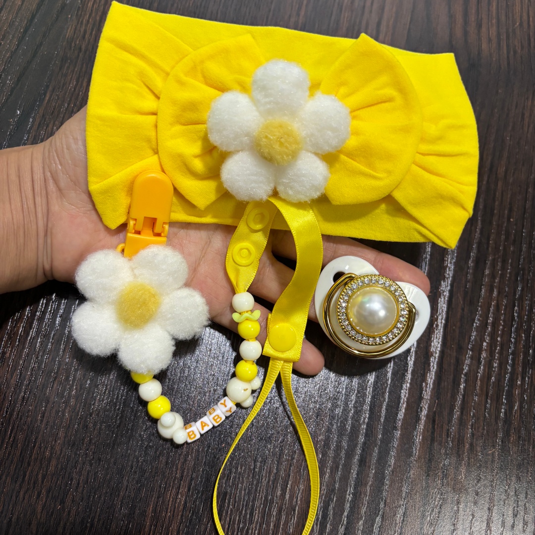 Baby Food Equipment - Baby hairband Soft Simulated Nipple Infant