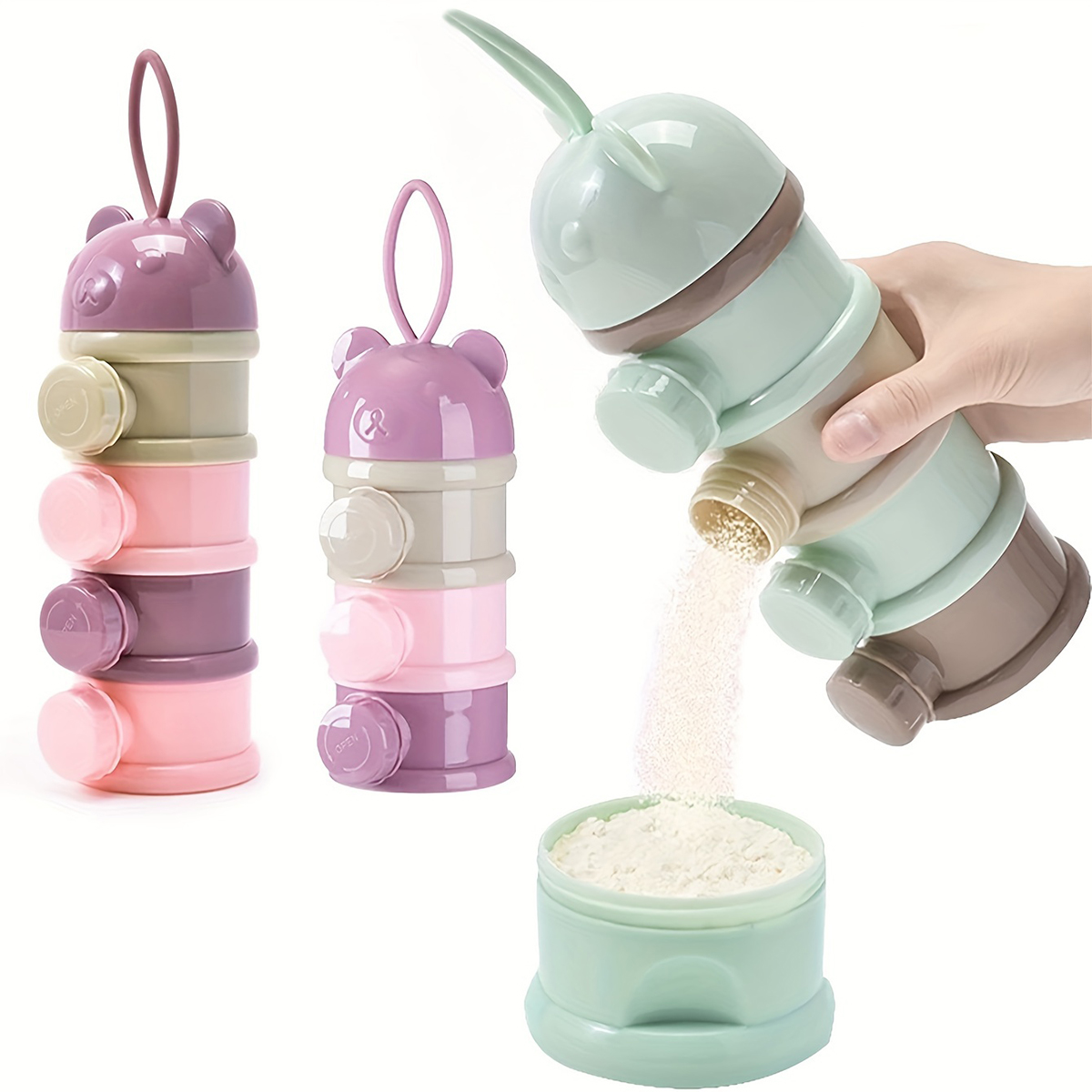 Baby Food Nestle - Large Capacity Baby Milk Powder Container