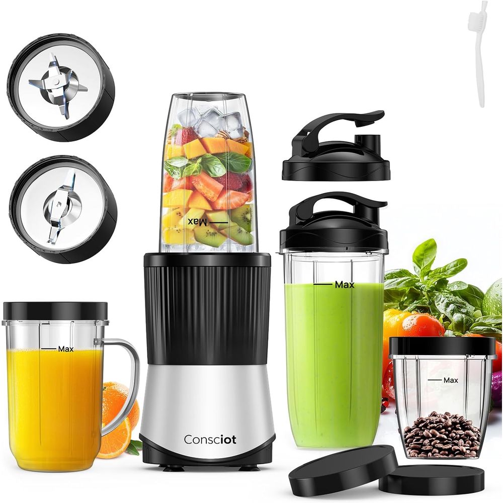 Baby Food Blender - 16-Piece Blender & Grinder Combo, Personal