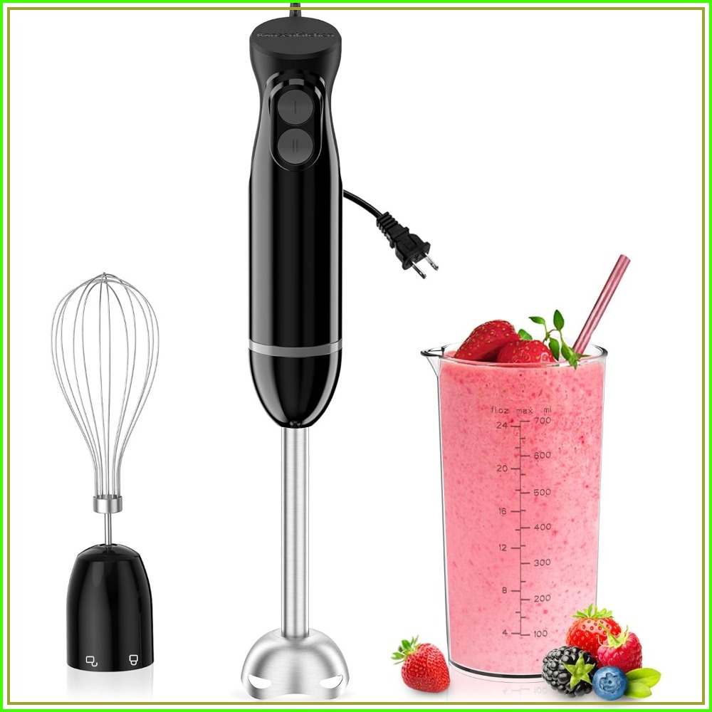 Baby Food Blender - 3-in-1 Immersion Blender Handheld with 2