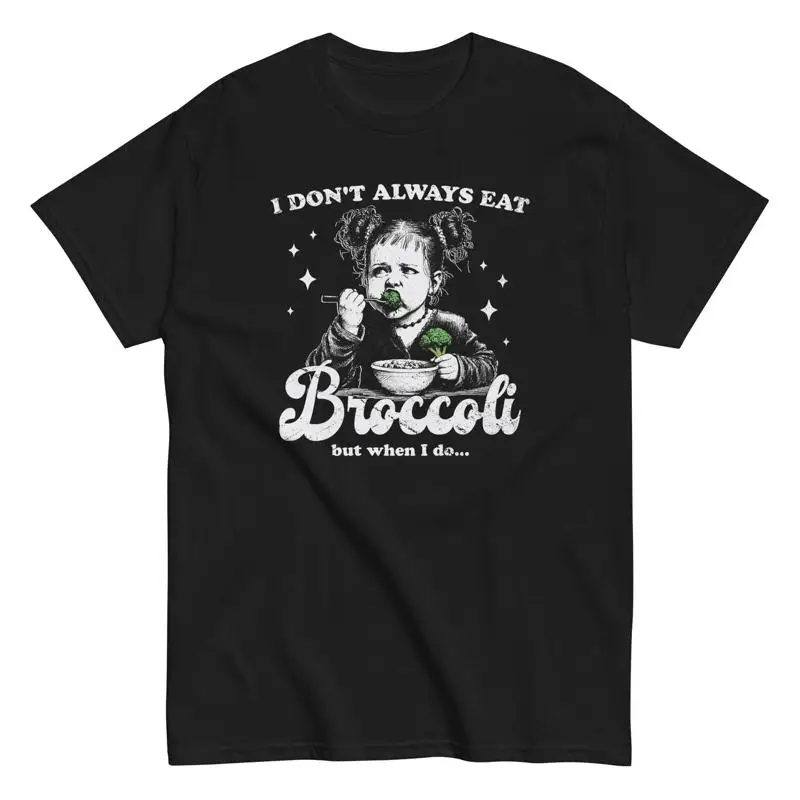 Baby Food Healthy - Broccoli Lover Retro Style Cotton T