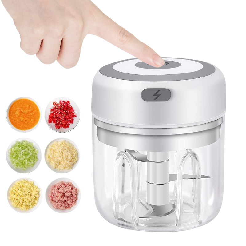 Baby Food Blender - 250ML Electric Garlic Grinder Household Multifunctional