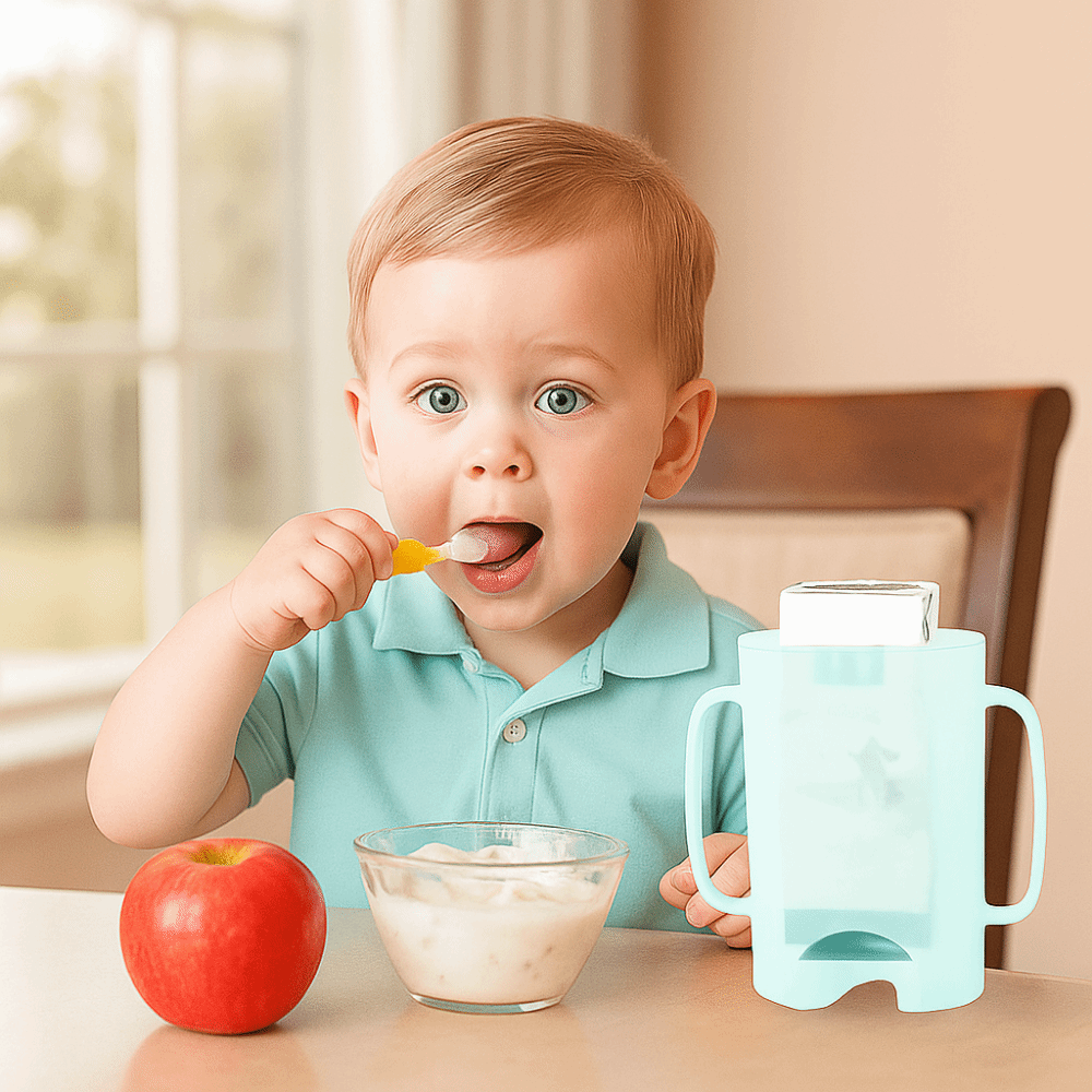Baby Food Pouches Reusable - Plastic Squeeze Pouch Holder Comfortable Squeeze