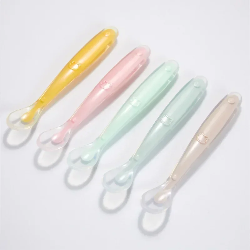 Baby Food Bites - Soft Silicone Baby Spoon Toddler Complementary