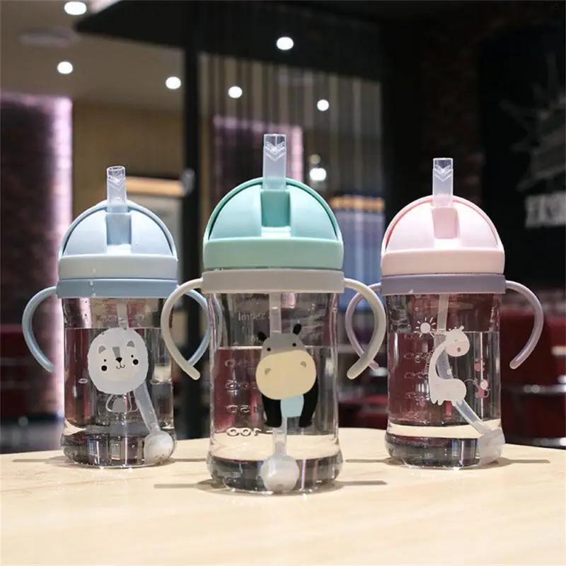 Baby Food Dispensing Spoon - 350ml Cartoon Pattern Outdoor Child Drinking