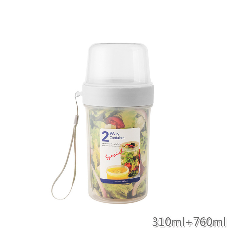 Baby Food Jars With Lids - Double Layer Leakproof Food Case Portable