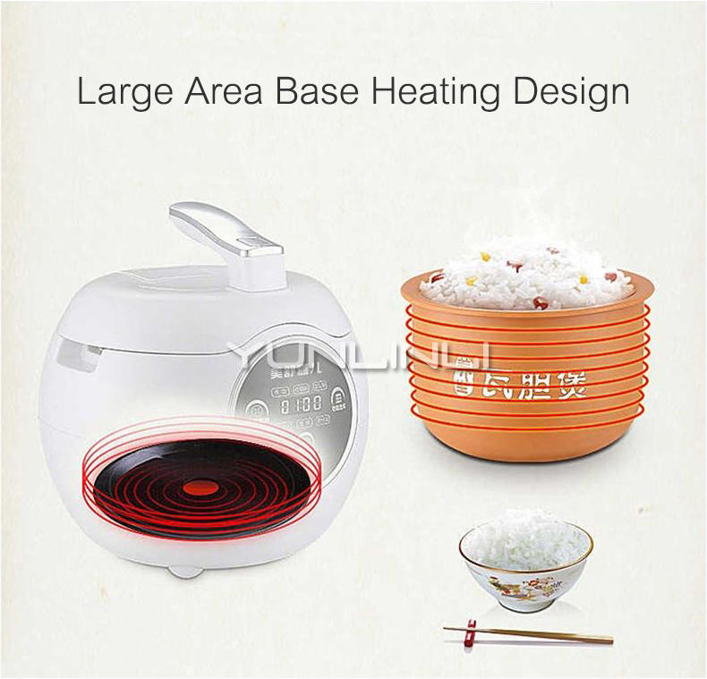 Household 2L Rice Cooker Intel - Baby Food Healthy ulasan dan harga