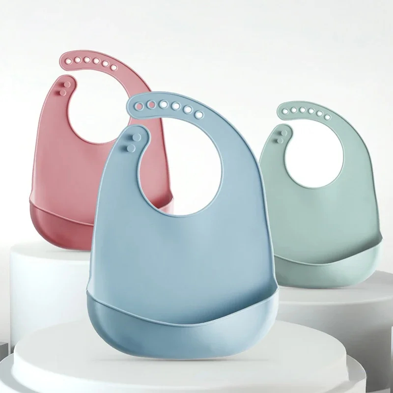 1-3pcs Baby Bib Adjustable Wat - Baby Food Equipment ulasan dan harga