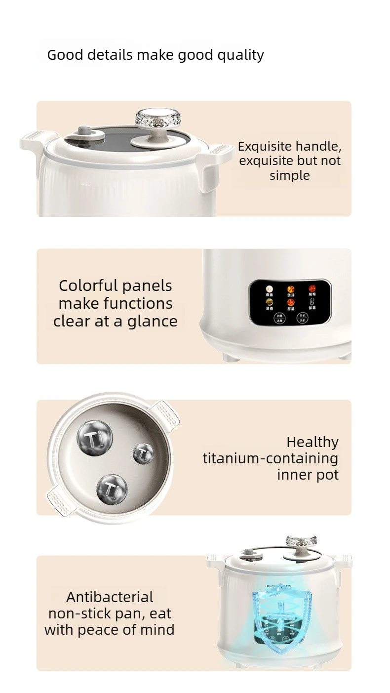 1.8L Micro Pressure Rice Cooke - Baby Rice Food ulasan dan harga