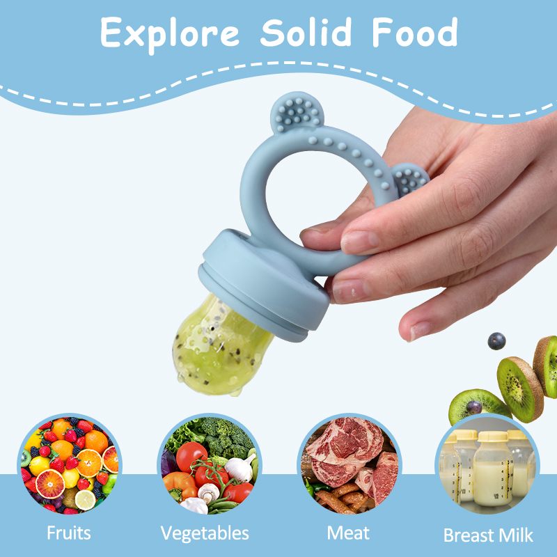 Silicone Bear Shaped Baby Frui - Baby Food Bites ulasan dan harga