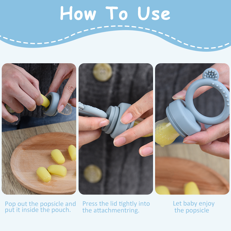 Silicone Bear Shaped Baby Frui - Baby Food Bites ulasan dan harga