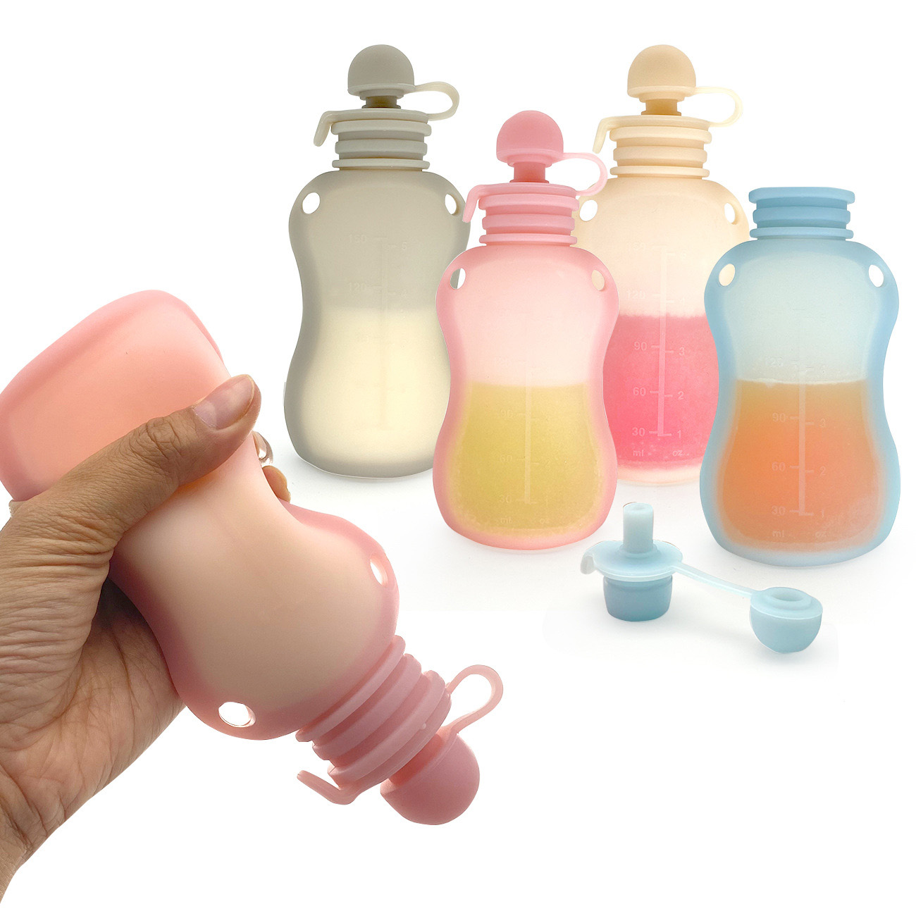 150ml Convenient Milk Storage  - Baby Food Pouches Reusable ulasan dan harga