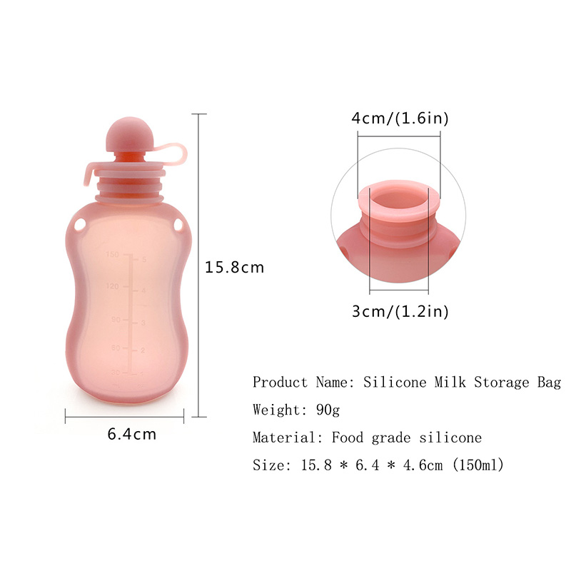 150ml Convenient Milk Storage  - Baby Food Pouches Reusable ulasan dan harga