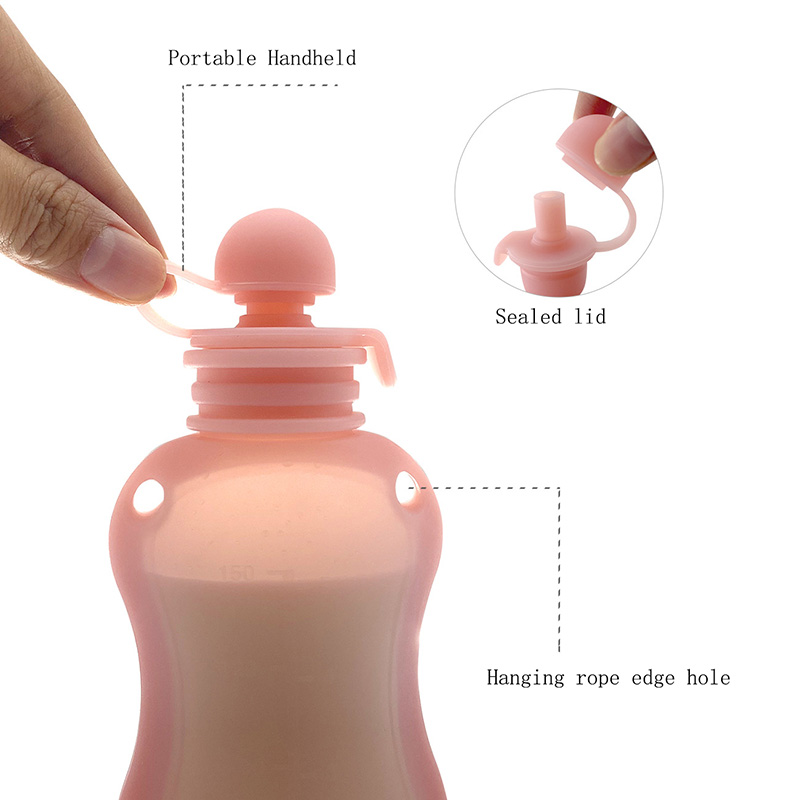 150ml Convenient Milk Storage  - Baby Food Pouches Reusable ulasan dan harga