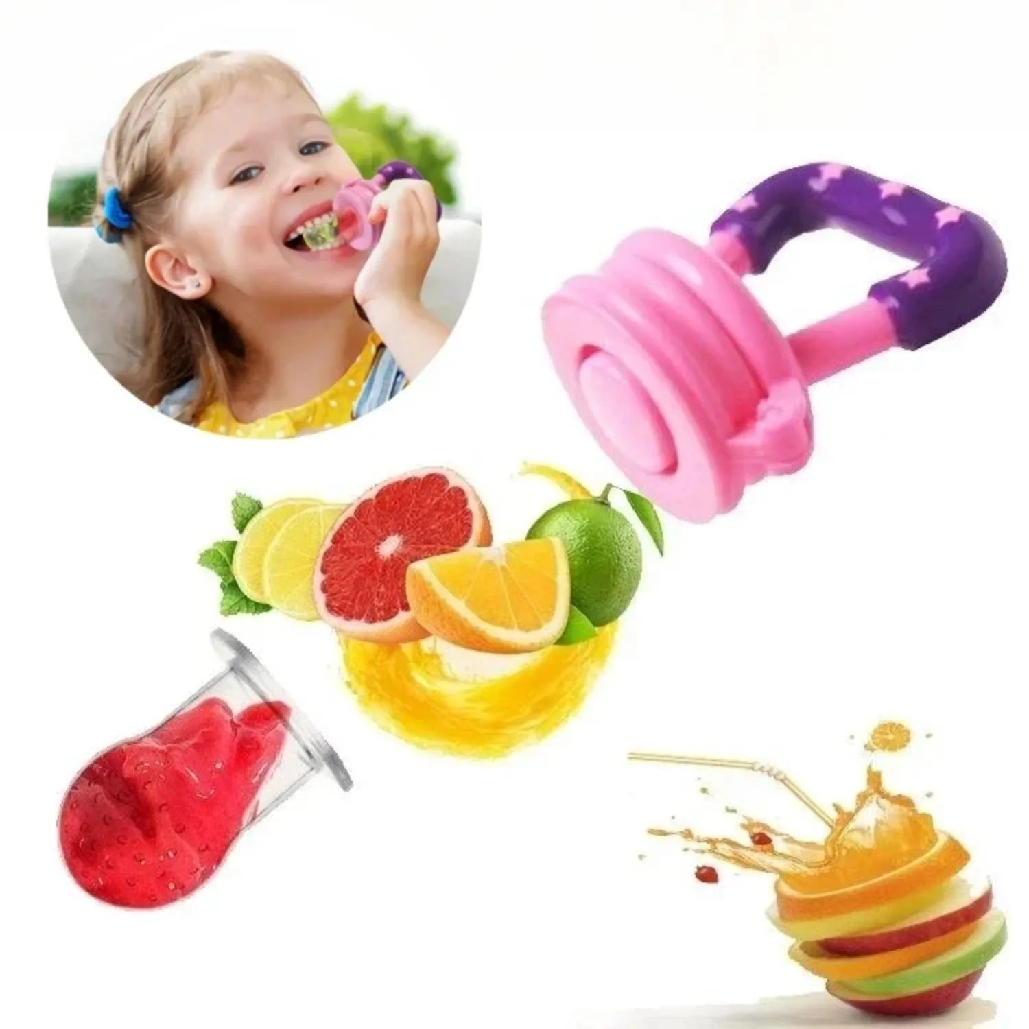 Baby Fruit Food Feeder/pacifie - Baby Food Bites ulasan dan harga