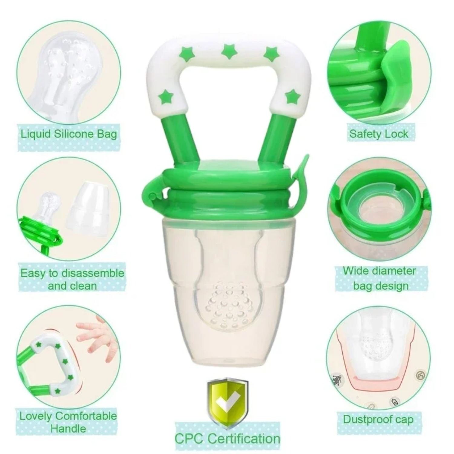 Baby Fruit Food Feeder/pacifie - Baby Food Bites ulasan dan harga