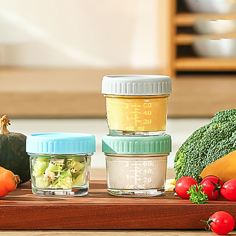 6pcs Mason Jar Glass Baby Food - Baby Food Jars With Lids ulasan dan harga