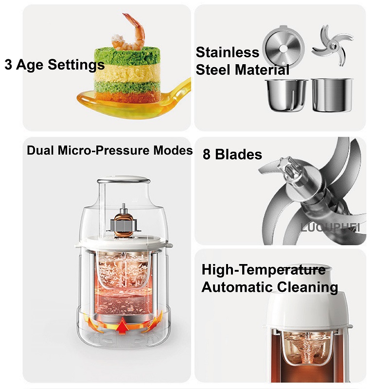 220V Baby Food Processor All-S - Baby Rice Food ulasan dan harga