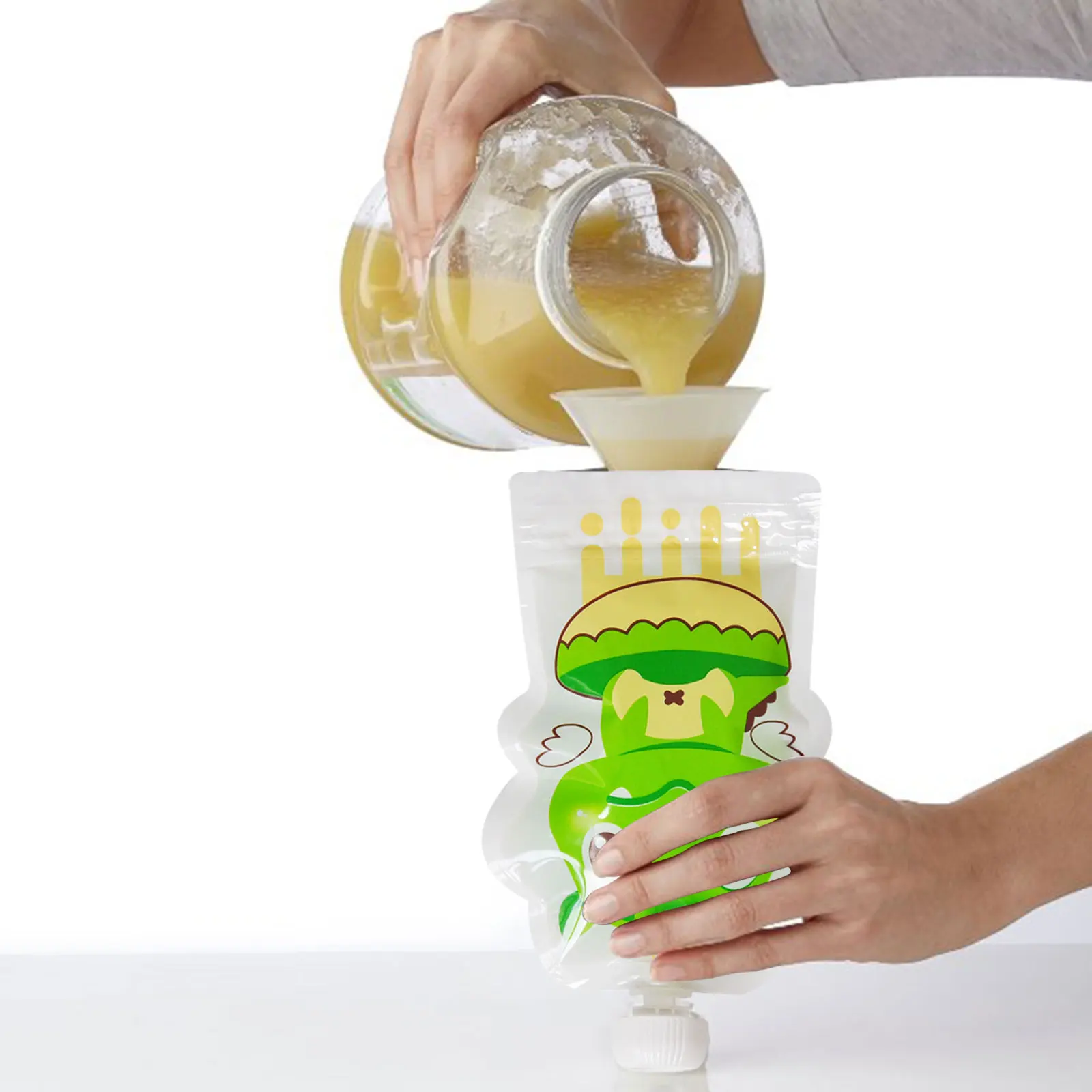 4pcs Food Storage Bag Reusable - Baby Food Pouches Reusable ulasan dan harga