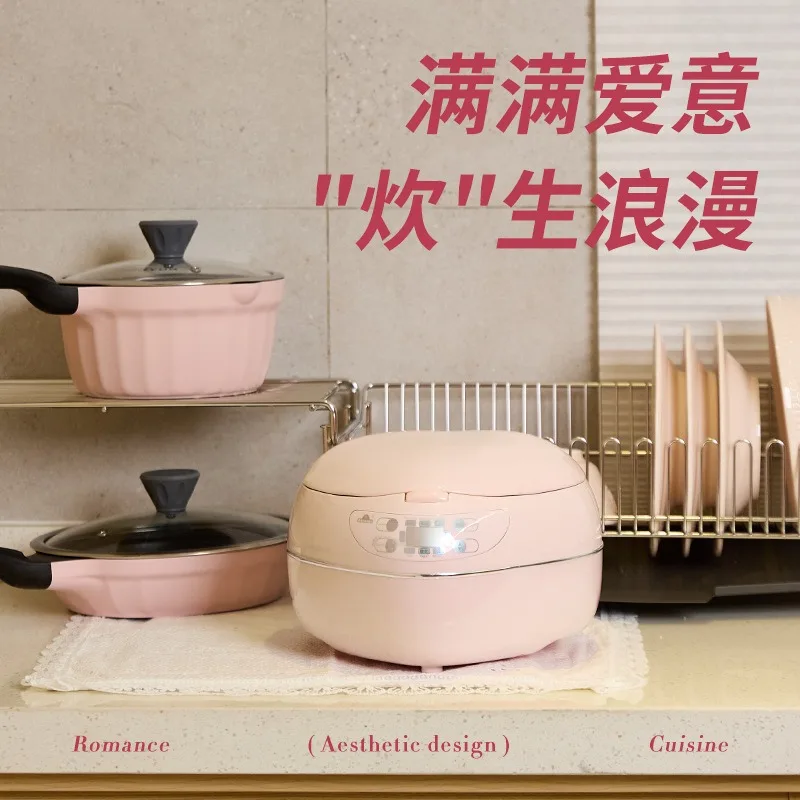 Pink 1.8L 300w Heart-shaped Ri - Baby Rice Food ulasan dan harga