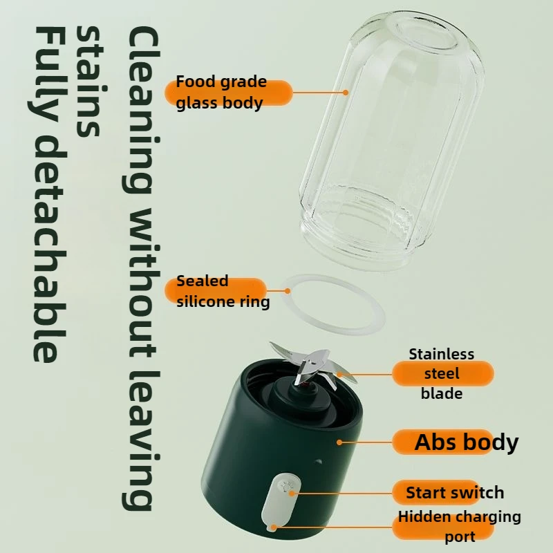 350ml Portable Small Juicing C - Baby Food Blender ulasan dan harga