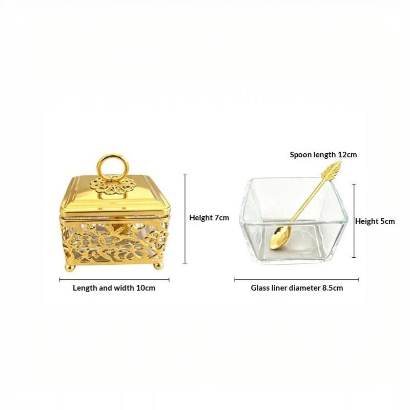 #Iron Edge Glass Candy Jars Wi - Baby Food Jars With Lids ulasan dan harga