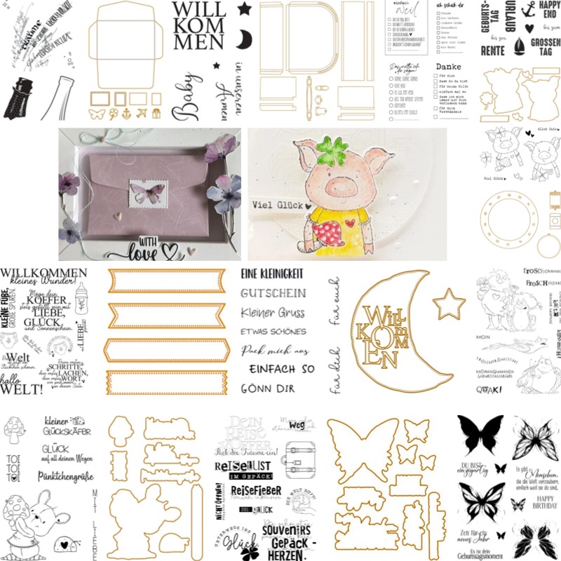 Baby Suitcase Stamps And Dies  - Baby Food Packaging ulasan dan harga