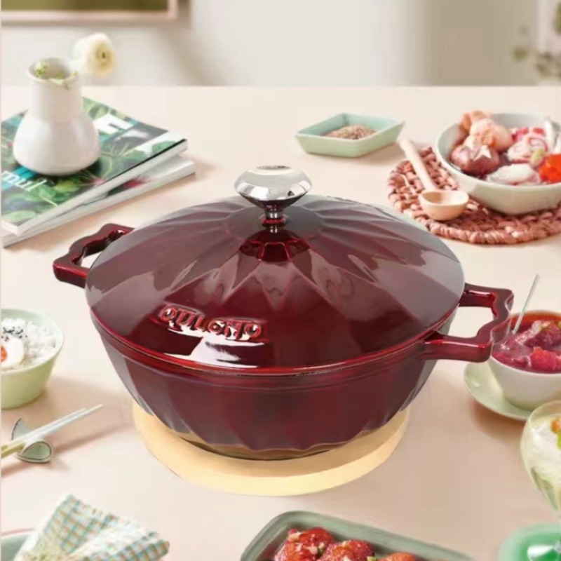 Enameled Cast Iron Dutch Oven  - Baby Food Healthy ulasan dan harga