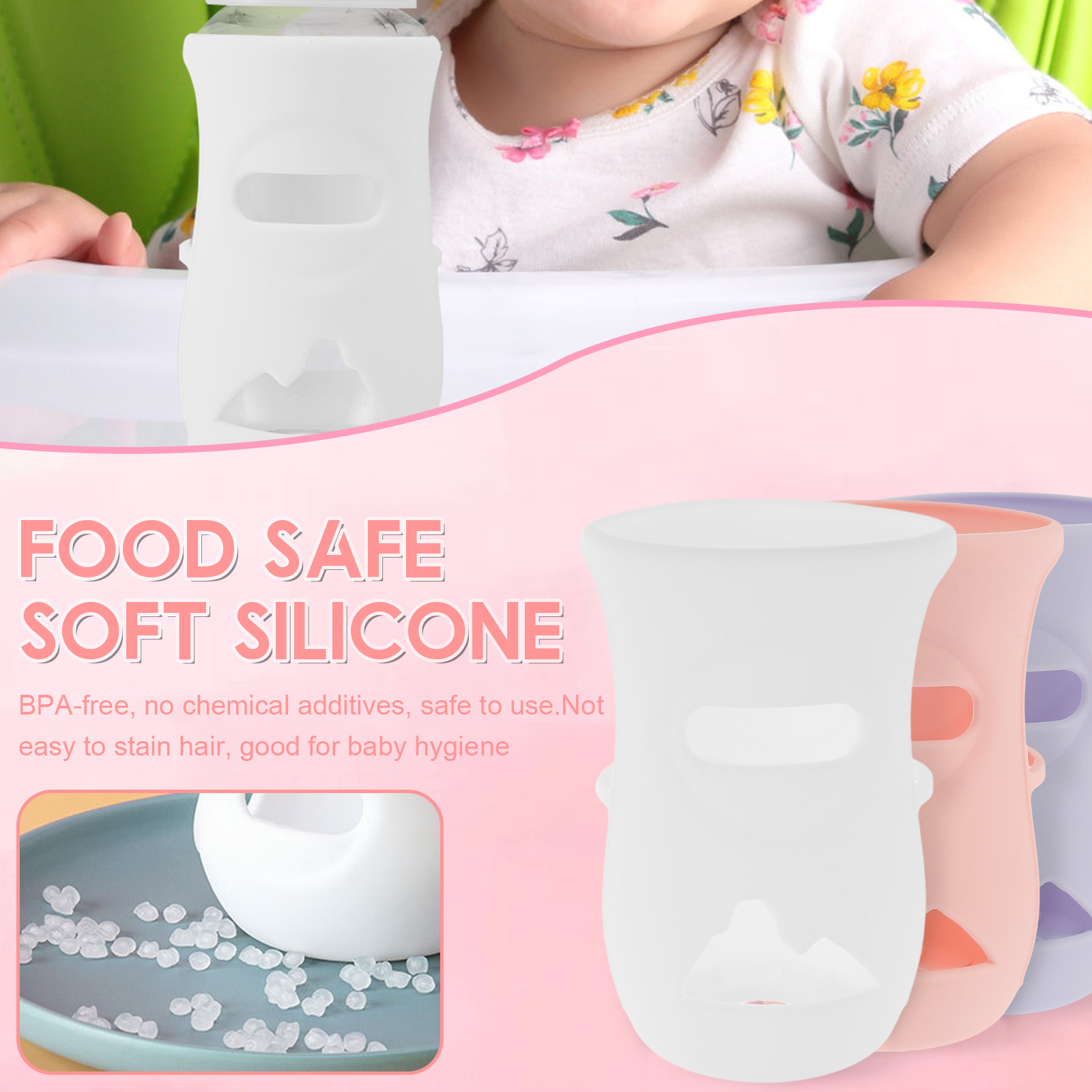 Silicone Sleeves Silicone Baby - Baby Food Packaging ulasan dan harga