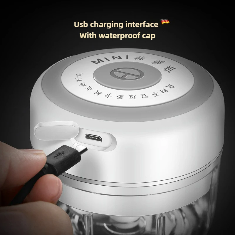 Electric Mini Garlic Chopper 1 - Baby Food Equipment ulasan dan harga