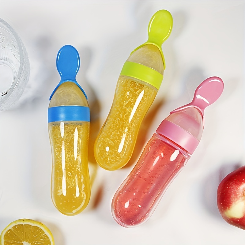 Baby Feeding Silicone Bottle w - Baby Food Bites ulasan dan harga