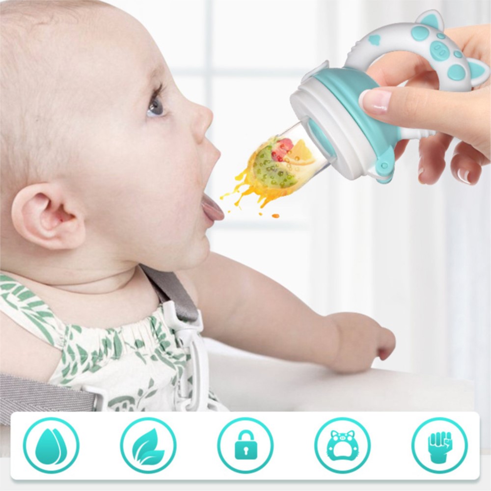 Silicone Fresh Food Nibbler Ba - Baby Food Bites ulasan dan harga