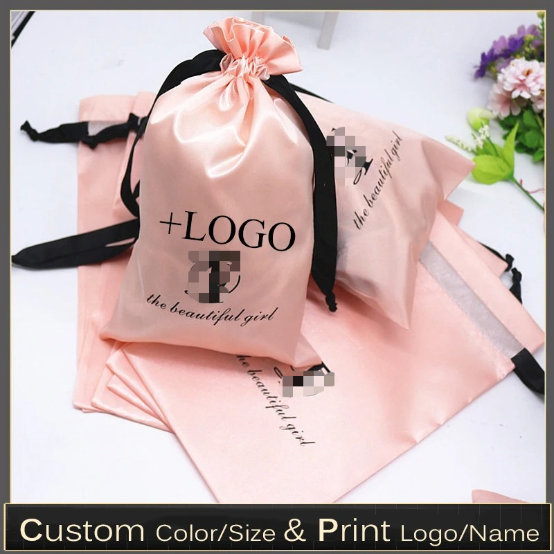 20PCS Baby Pink Silk Satin Pou - Baby Food Packaging ulasan dan harga