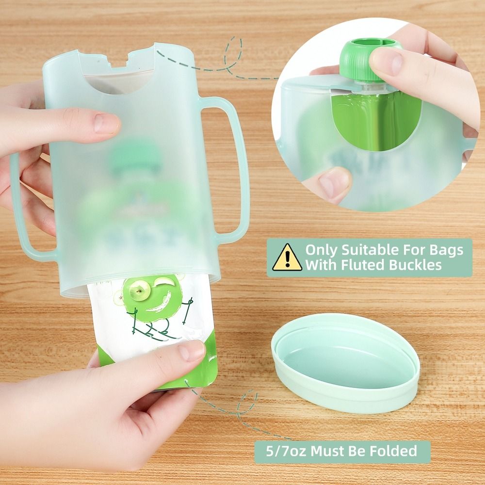 Plastic Squeeze Pouch Holder C - Baby Food Pouches Reusable ulasan dan harga