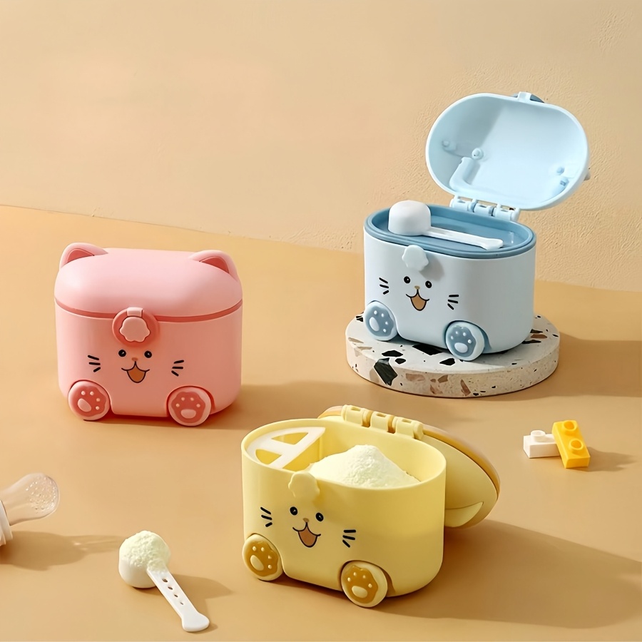 Cute Cat Milk Powder Container - Baby Food Nestle ulasan dan harga