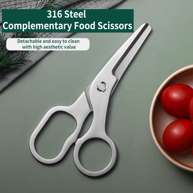 TUPI Baby Food Scissors - Food - Baby Food Grade ulasan dan harga