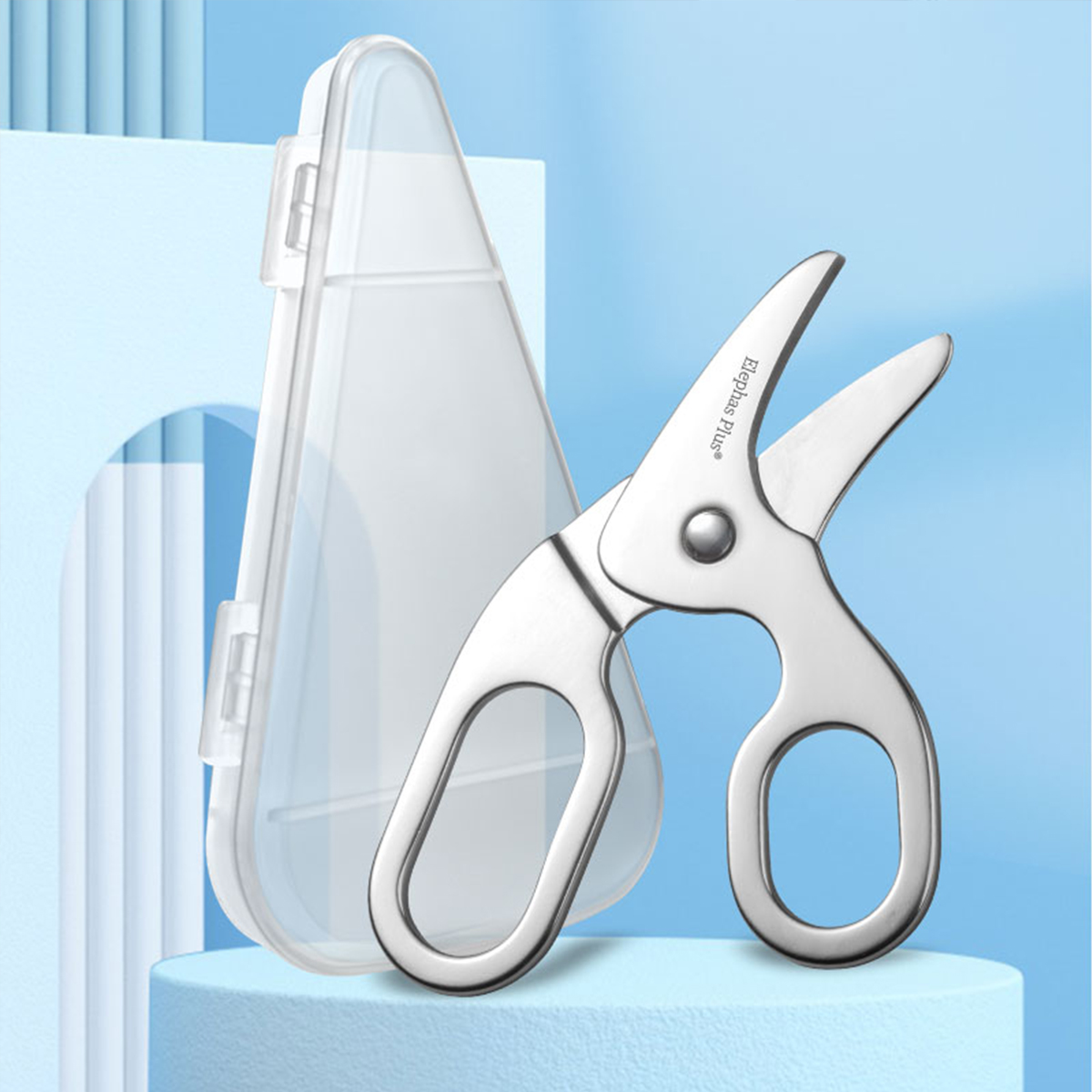 Safety Baby Food Scissors - Fo - Baby Food Grade ulasan dan harga
