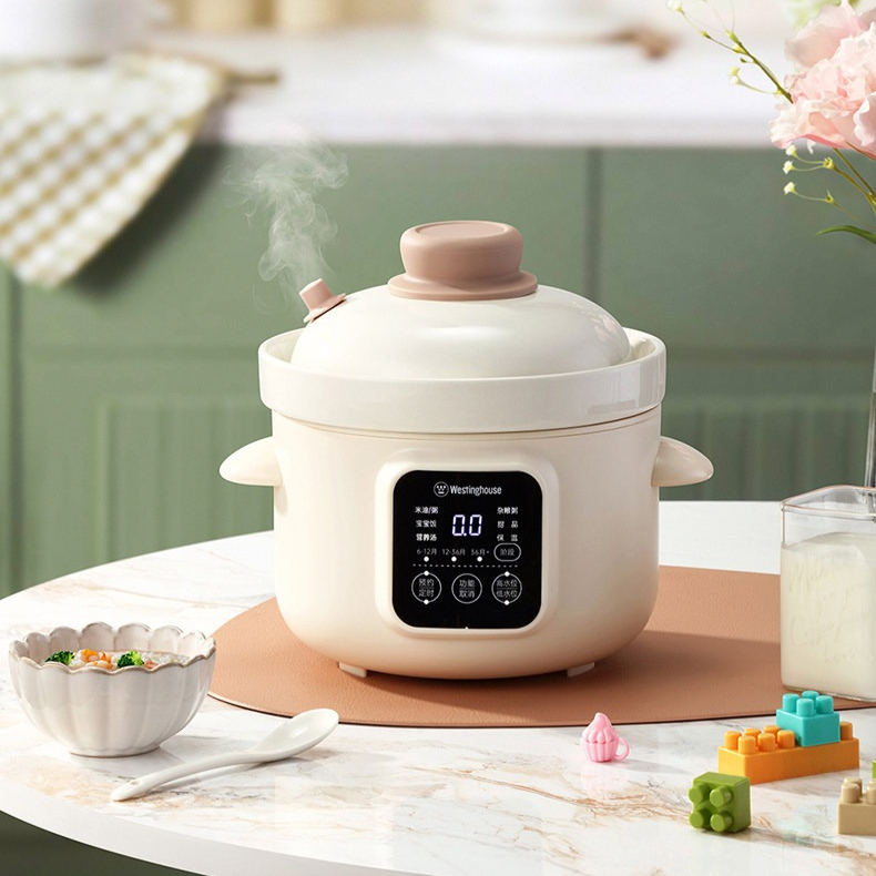 Electric stew pot, micro-press - Baby Rice Food ulasan dan harga