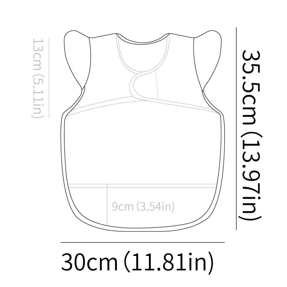 Happyflute 1 Pc Sleeveless Bib - Baby Food Equipment ulasan dan harga