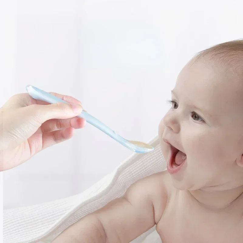 Soft Silicone Baby Spoon Toddl - Baby Food Bites ulasan dan harga