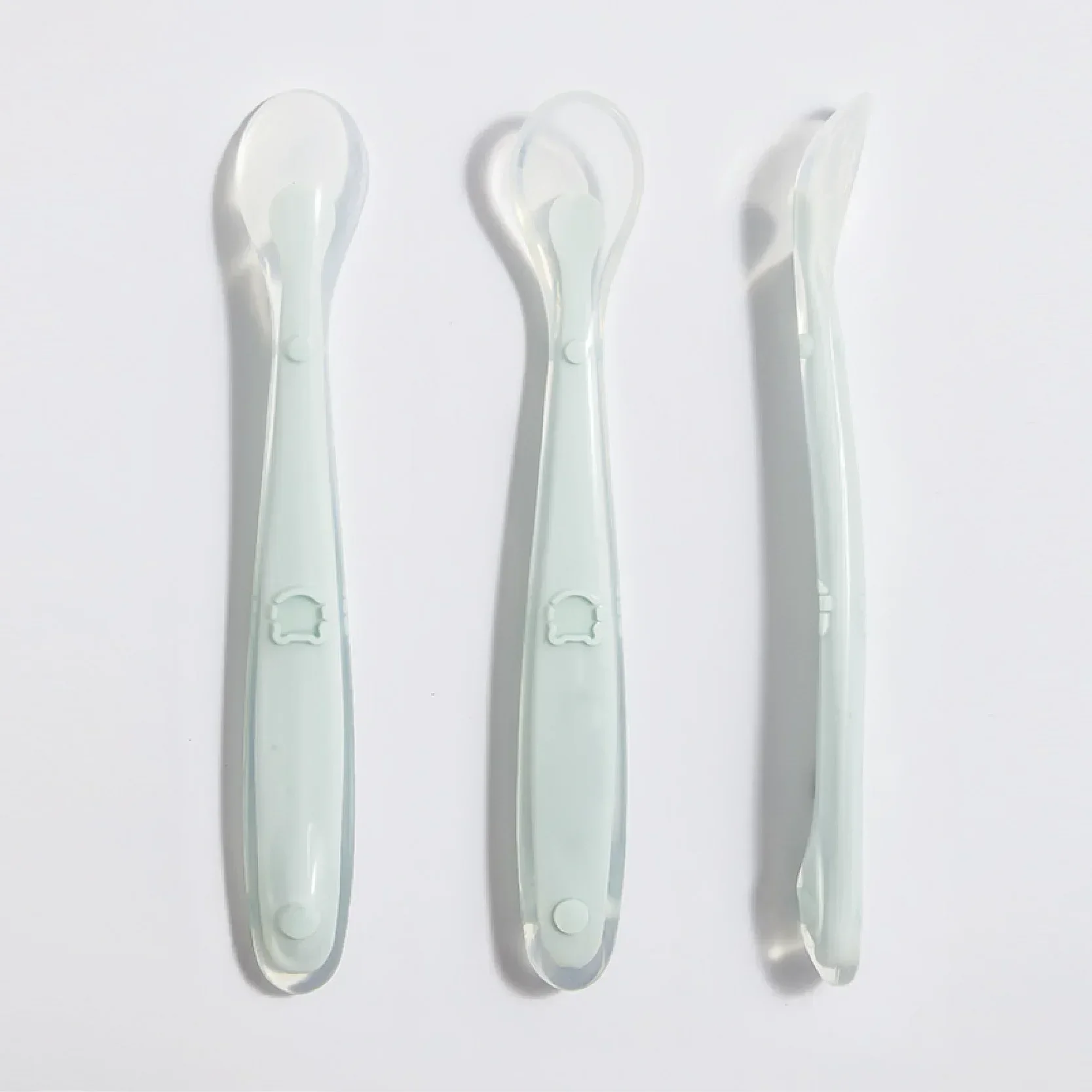 Soft Silicone Baby Spoon Toddl - Baby Food Bites ulasan dan harga