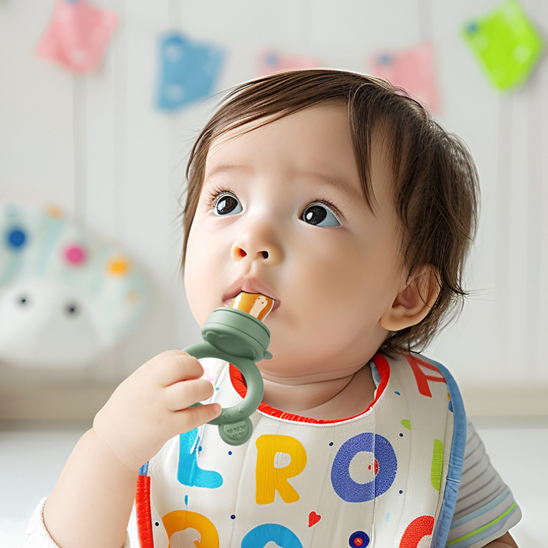 Baby Pacifier Fruit Feeder Wit - Baby Food Bites ulasan dan harga