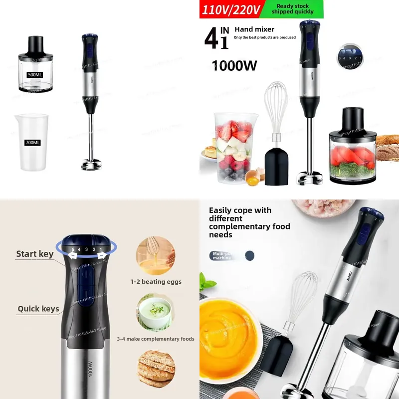 110V 1000W Handheld Immersion  - Baby Food Blender ulasan dan harga