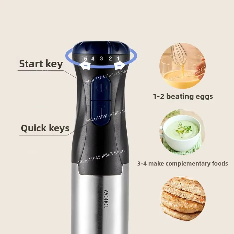 110V 1000W Handheld Immersion  - Baby Food Blender ulasan dan harga