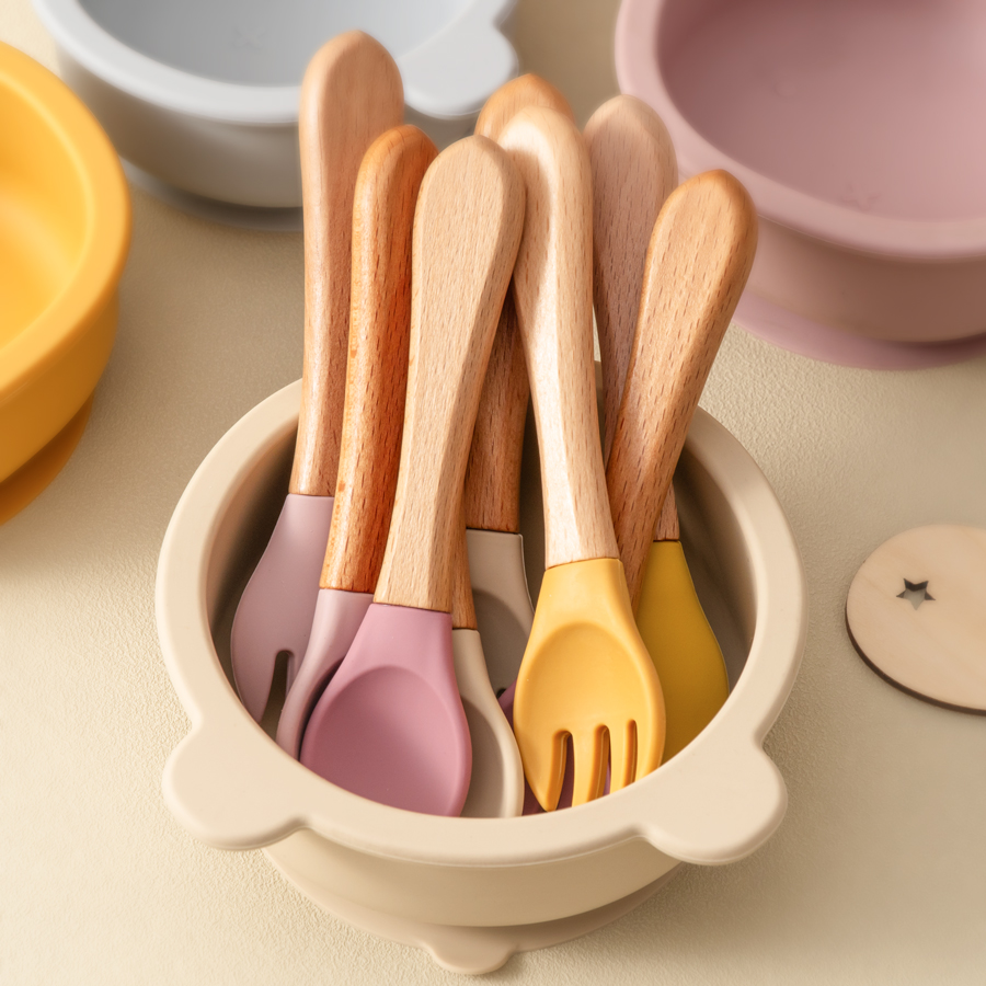 2PCS Baby Learning Spoons Uten - Baby Food Bites ulasan dan harga