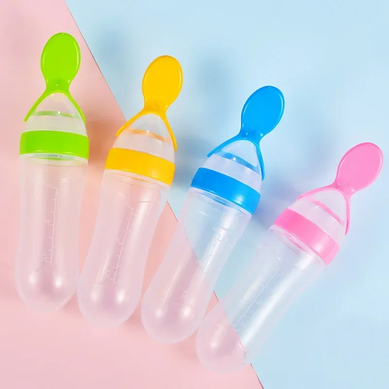 Safe Baby Feeding Bottle Spoon - Baby Food Bites ulasan dan harga