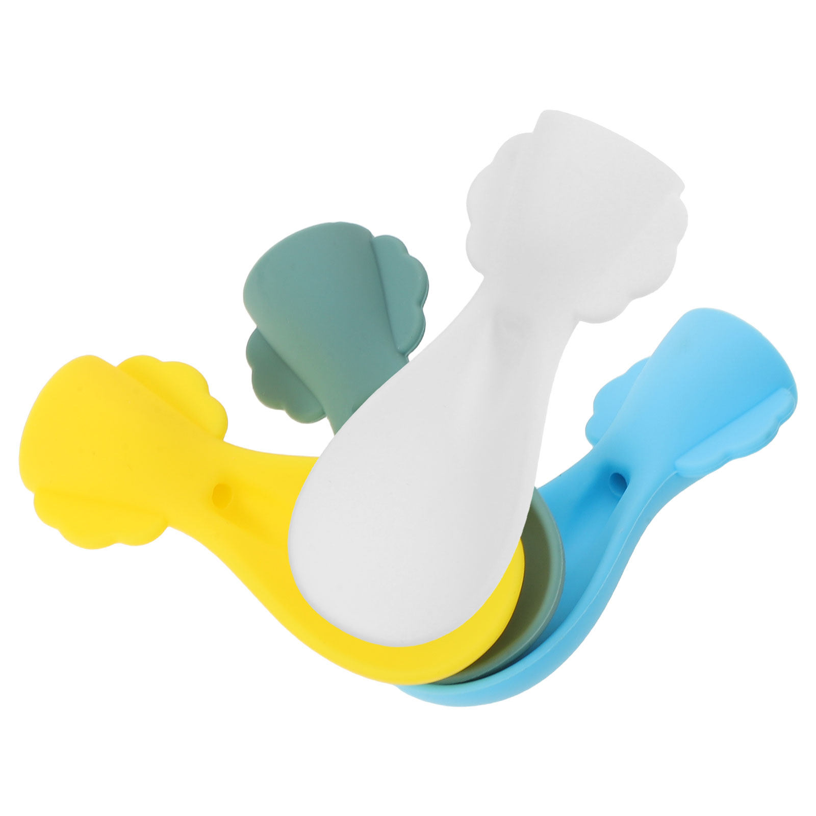 4Pcs Baby Silicone Feeding Spo - Baby Food Pouches Reusable ulasan dan harga