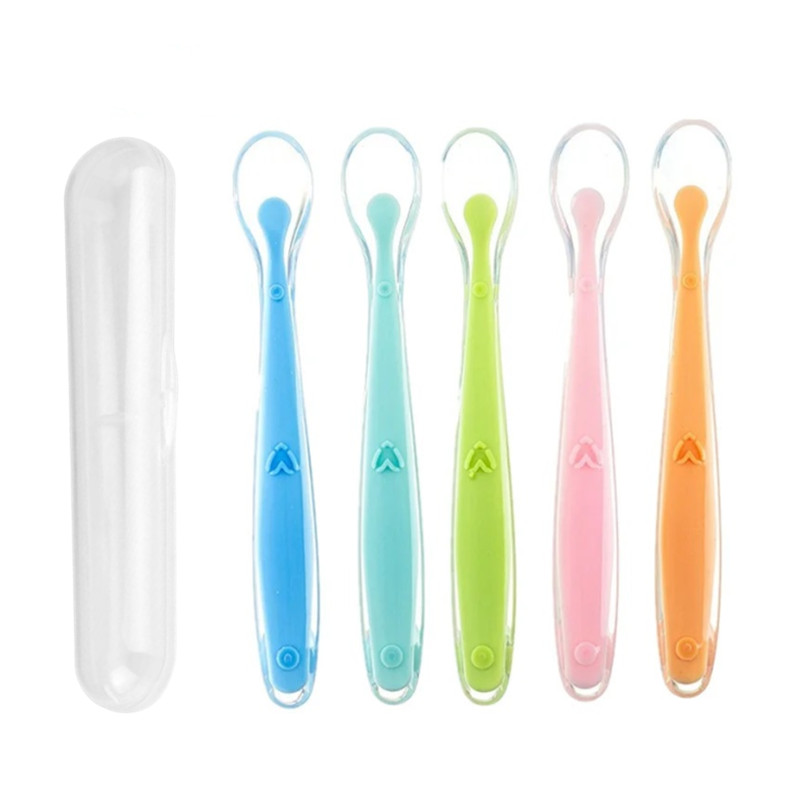 BPA Free Baby Silicone Spoons  - Baby Food Bites ulasan dan harga