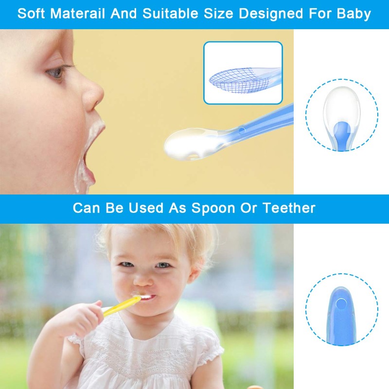 BPA Free Baby Silicone Spoons  - Baby Food Bites ulasan dan harga