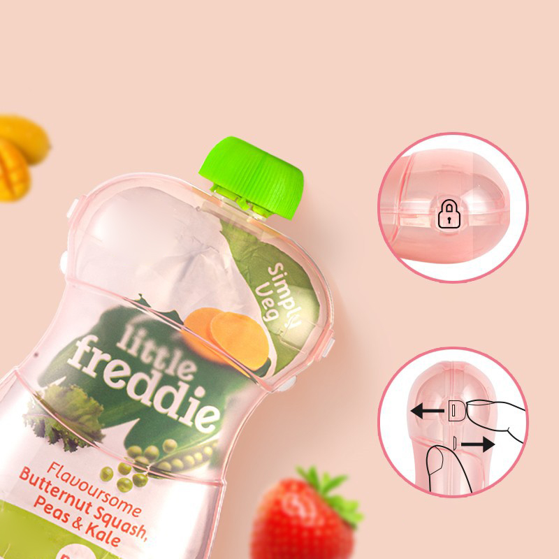 Baby anti-squeeze fruit puree  - Baby Food Pouches Reusable ulasan dan harga